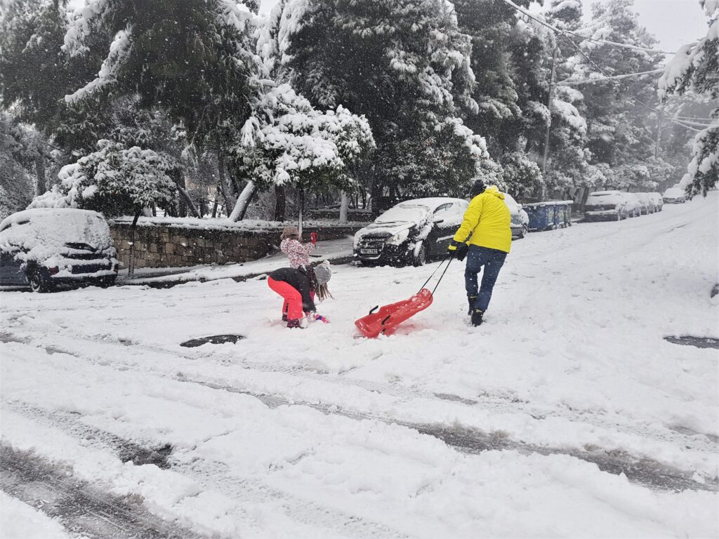 Χιόνι στην Αθήνα