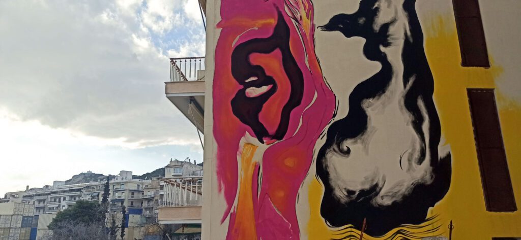 Νέα Τοιχογραφία στην Αθήνα: Ένα ΚΥΜΑ-ΝΕΥΜΑ για έναν ρευστό κόσμο