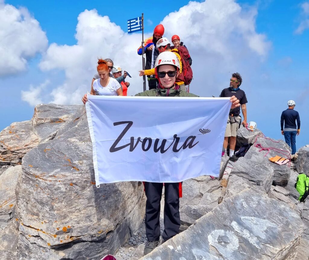 Zvoura on the top of Olympos